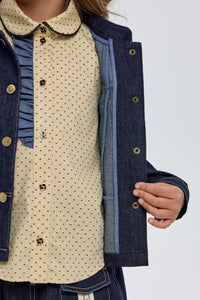 Denim Jacket and Skirt Set
