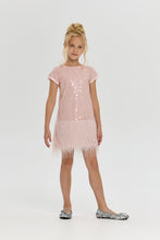 Load image into Gallery viewer, Fluffy Skirt Sequined Cocktail Dress