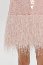 Load image into Gallery viewer, Fluffy Skirt Sequined Cocktail Dress