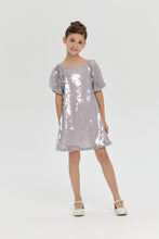 Load image into Gallery viewer, Bell Sleeve Sequins Cocktail Dress
