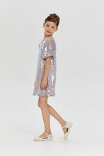 Load image into Gallery viewer, Bell Sleeve Sequins Cocktail Dress