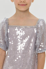 Load image into Gallery viewer, Bell Sleeve Sequins Cocktail Dress