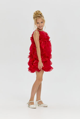 Flounced Cocktail Dress