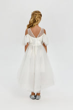 Load image into Gallery viewer, Embellished Belt High-Low Dress