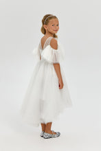Load image into Gallery viewer, Embellished Belt High-Low Dress