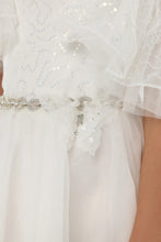 Load image into Gallery viewer, Embellished Belt High-Low Dress