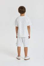 Cargar imagen en el visor de la galería, Textured Terry Top and Shorts Set