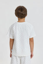 Cargar imagen en el visor de la galería, Textured Terry Top and Shorts Set
