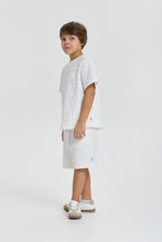 Cargar imagen en el visor de la galería, Textured Terry Top and Shorts Set