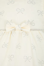 Cargar imagen en el visor de la galería, Rhinestones Bows Dress with Bloomer