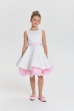 Cargar imagen en el visor de la galería, Rosette Underskirt Satin Dress