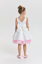 Cargar imagen en el visor de la galería, Rosette Underskirt Satin Dress
