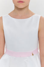Cargar imagen en el visor de la galería, Rosette Underskirt Satin Dress