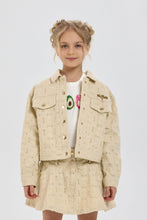Load image into Gallery viewer, Crochet Denim Jacket and Shorts Set