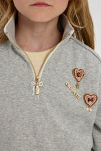 Cargar imagen en el visor de la galería, Half Zip Sweatshirt with Decors