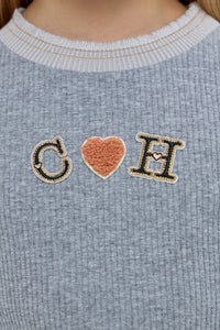 "CH" Ribbed Tee