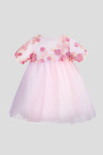 Load image into Gallery viewer, 3D Flowers Top Tulle Dress