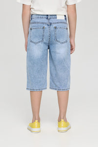 Light Wash Denim Shorts