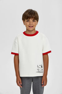 Contrast Neck T-Shirt