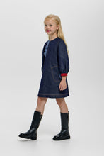 Cargar imagen en el visor de la galería, Ruffle Decor Denim Dress