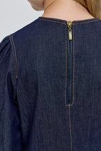 Cargar imagen en el visor de la galería, Ruffle Decor Denim Dress
