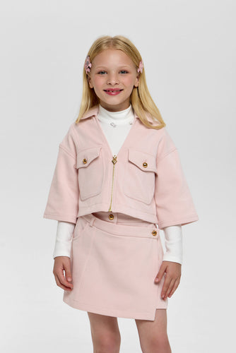 Crop Jacket and Skort Set