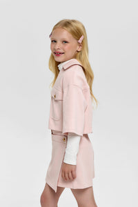 Crop Jacket and Skort Set
