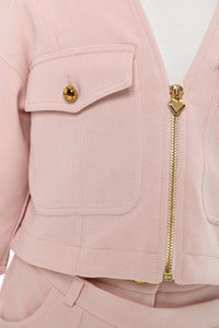 Crop Jacket and Skort Set