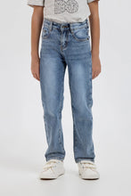 Cargar imagen en el visor de la galería, Contrast Stitched Denim Pants