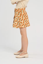 Load image into Gallery viewer, Floral Print Corduroy Skirt