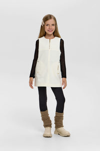 Front Zip Corduroy Dress