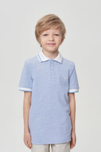 Load image into Gallery viewer, Contrast Collar Polo with Logo