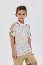 Load image into Gallery viewer, Logo Printed Polo and Shorts Set