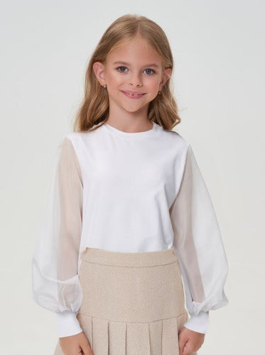 Organza Sleeves Blouse