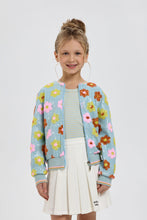 Cargar imagen en el visor de la galería, Flowers Sequins Bomber Jacket