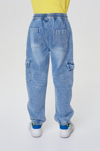 Load image into Gallery viewer, Cargo Denim Joggers