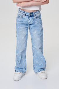 "In Bloom" Denim Pants