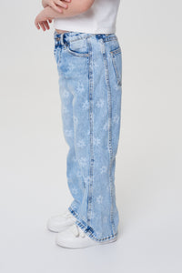 "In Bloom" Denim Pants