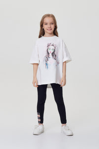 "In Bloom" Oversize Printed T-Shirt