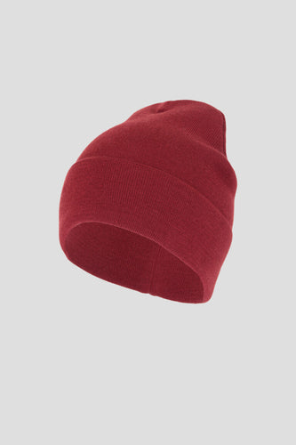 Knit Beanie, Burgundy