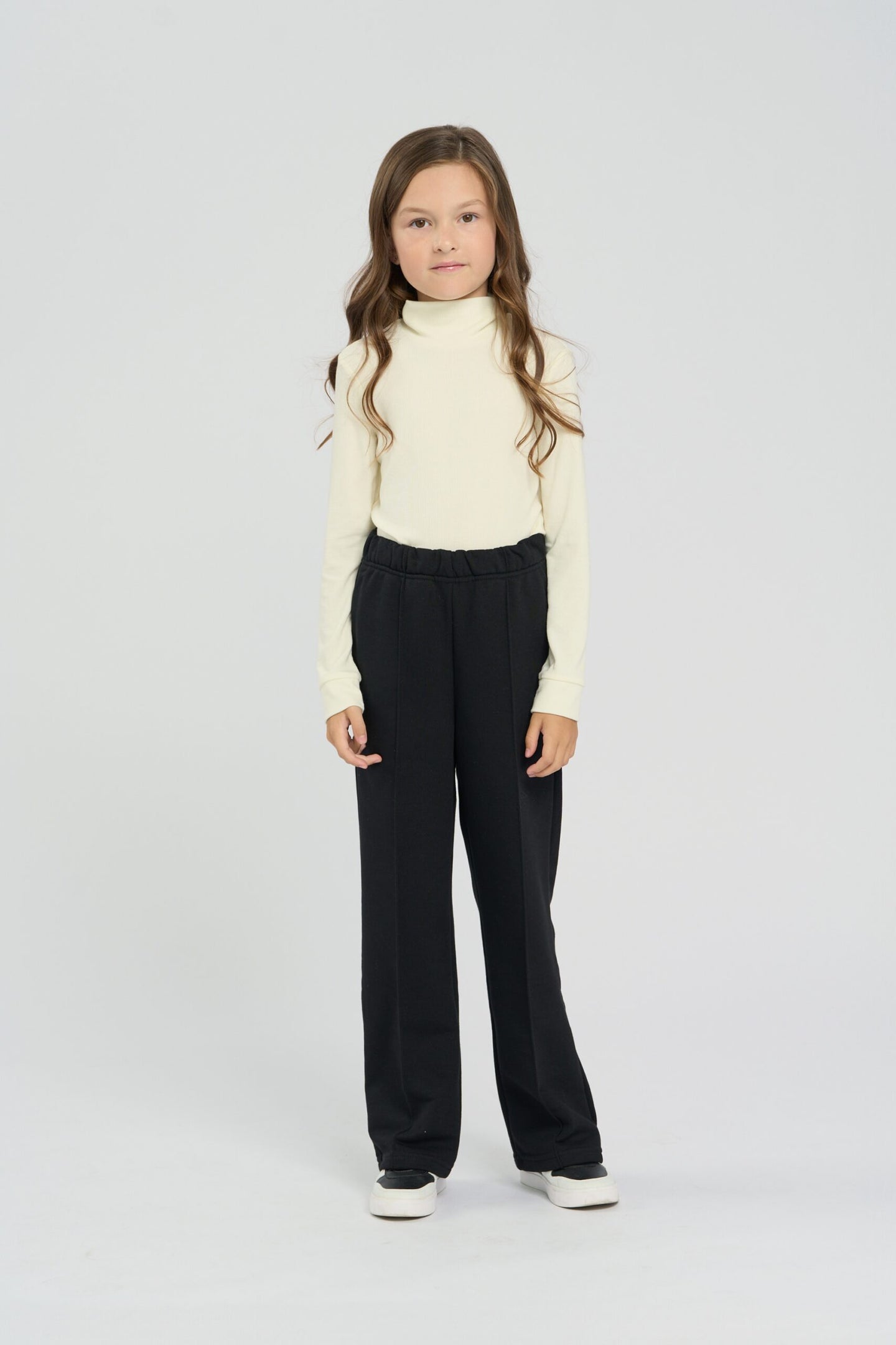 Stretch Waist Straight Pants