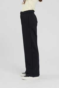 Stretch Waist Straight Pants