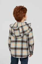 Load image into Gallery viewer, Checkered Hooded Shirt