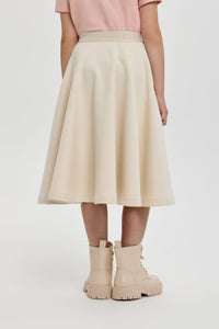 Banded Midi Skirt