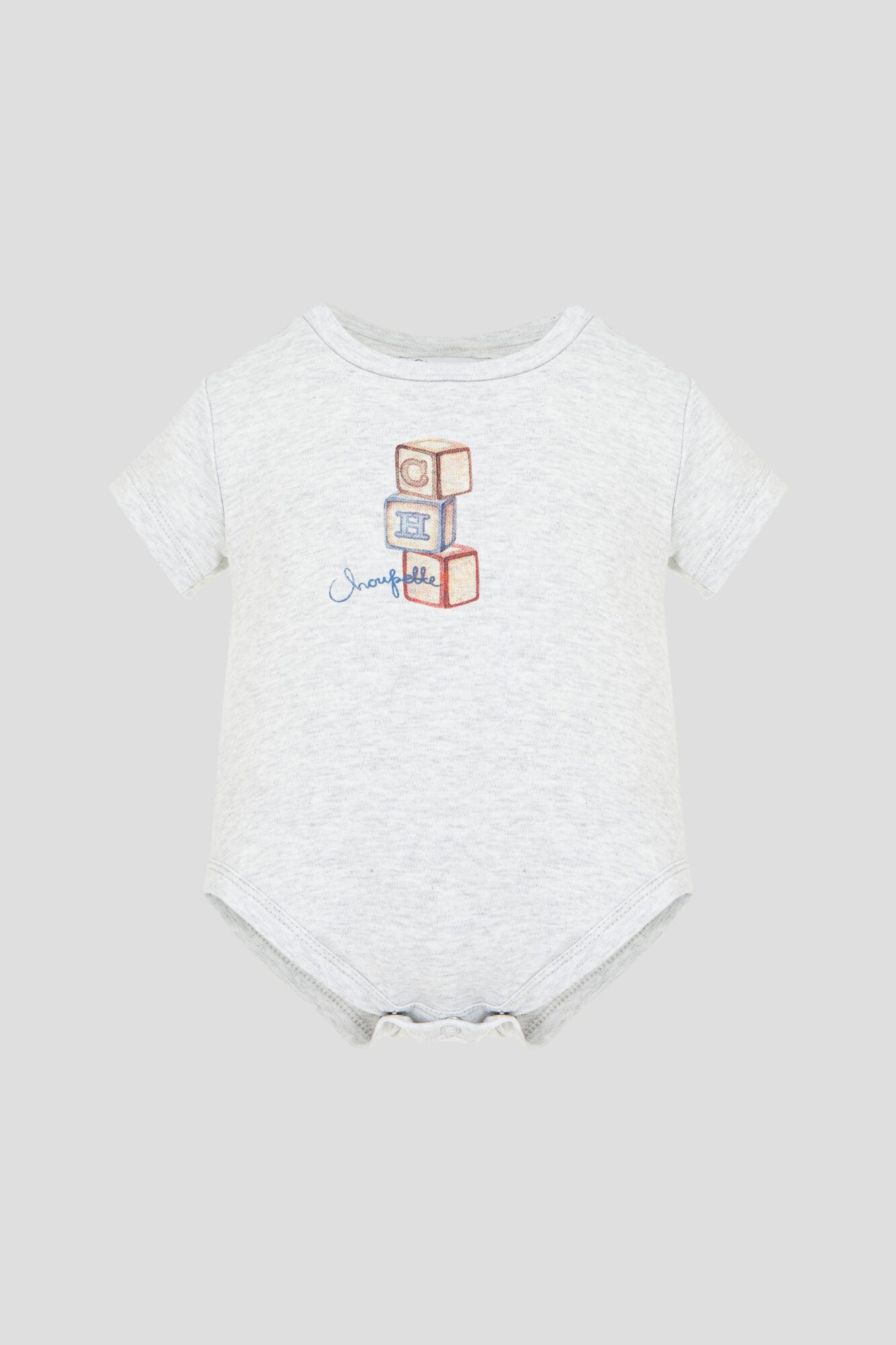 Letter Cubes Printed Bodysuit