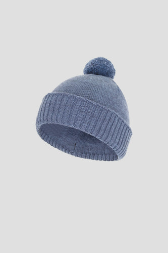 Knit Beanie, Blue