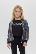 Load image into Gallery viewer, Sequins Bomber Jacket