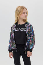 Load image into Gallery viewer, Sequins Bomber Jacket