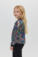 Load image into Gallery viewer, Sequins Bomber Jacket