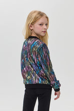 Load image into Gallery viewer, Sequins Bomber Jacket